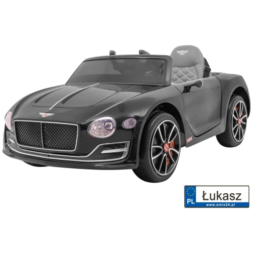BENTLEY Licencja na kołach PIANKOWYCH - Czarny (JE1166)