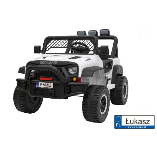 Autko terenowe Geoland Power dwuosobowy Biały 2x200W PA.BRD-2108.BIA