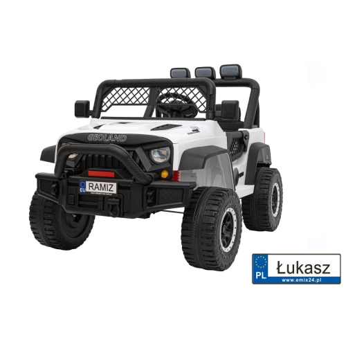 Autko terenowe Geoland Power dwuosobowy Biały 2x200W PA.BRD-2108.BIA