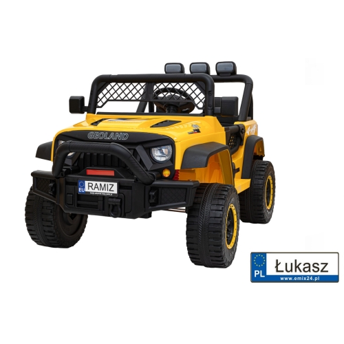 Autko terenowe Geoland Power dwuosobowy Żółty 2x200W PA.BRD-2108.ZOL