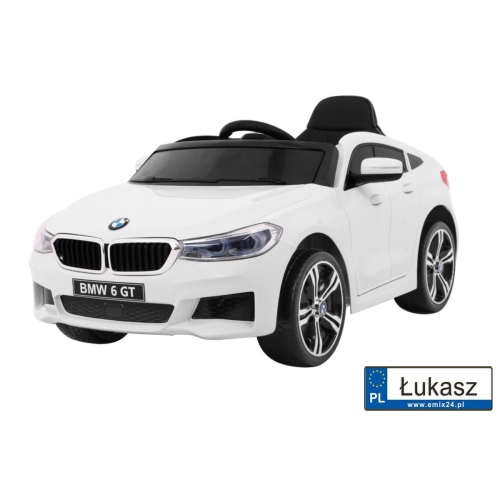 Pojazd na akumulator BMW 6 GT Biały JJ2164