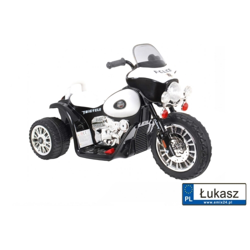 MOTOR SKUTER CHOPPER + BAGAŻNIK czarny JT568CZ