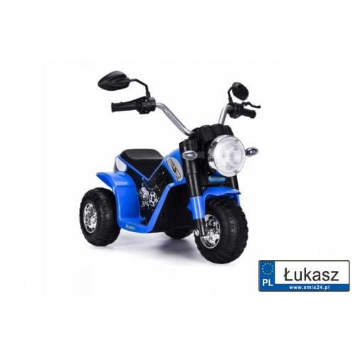 Motor harley MiniBike siedzenie z ekoskóry niebieski JC916