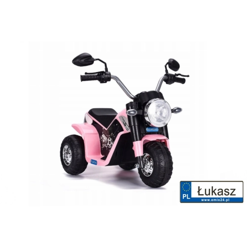 Motor harley MiniBike siedzenie z ekoskóry różowy JC916