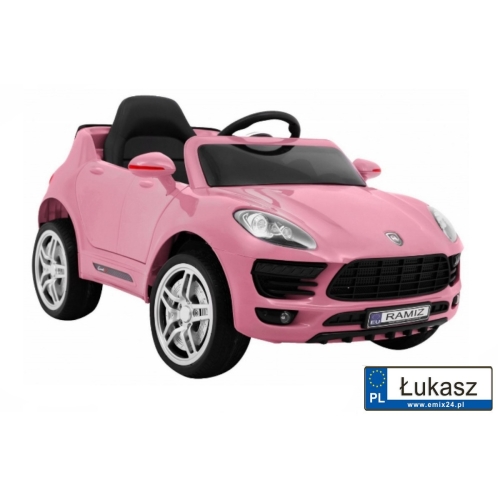 AUTO na akumulator S TURBO Pojazd różowy HL1518