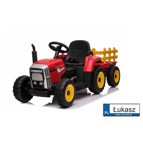 Traktor z Przyczepą i pilotem BLOW  czerwony XMX-611