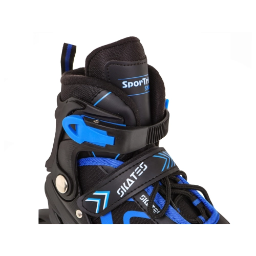 Zestaw 4w1 Rolki Wrotki Łyżwy dla dzieci Rozmiar L 39-43 Niebieski