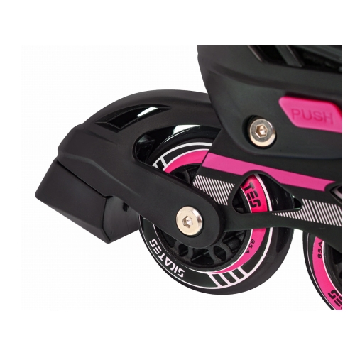 Zestaw 4w1 Rolki Wrotki Łyżwy dla dzieci Rozmiar S 29-33 Różowy