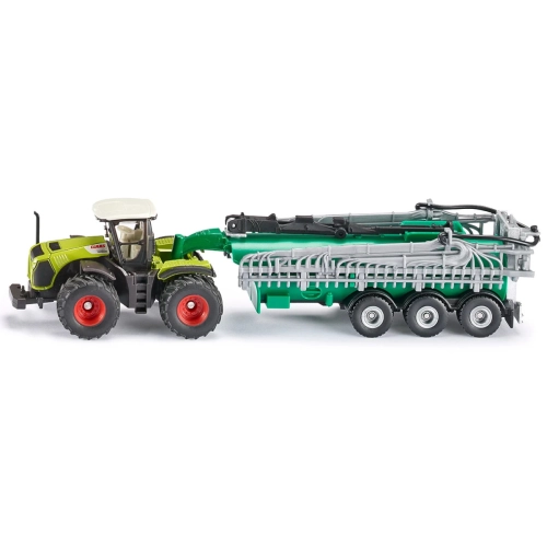 Siku model metalowy - Traktor Claas Xerion z cysterną S1827