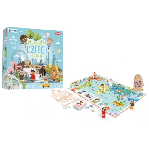 Gra edukacyjna Wszystkie Dzieci Świata TACTIC 58226
