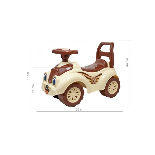 Jeździk Dla Dzieci Brązowy Technok 2315