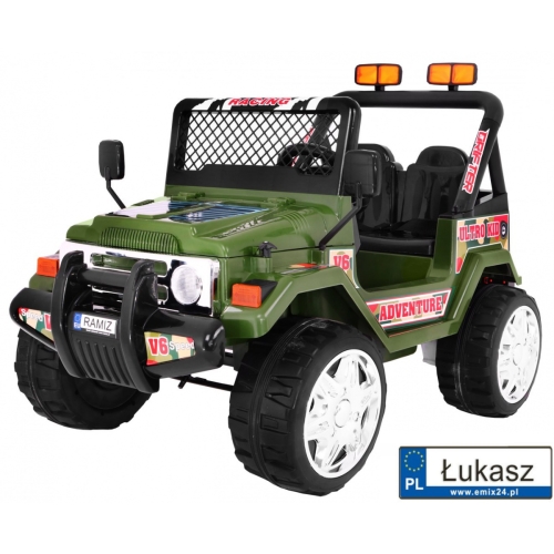 Auto terenowe RAPTOR na akumulator JEEP