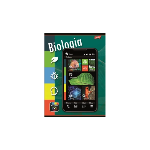 Zeszyt A5 Biologia laminowany kratka 60 kartek Unipap 3333