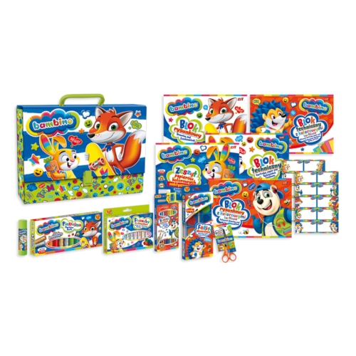 Zestaw plastyczny walizka BAMBINO Wyprawka szkolna 5527