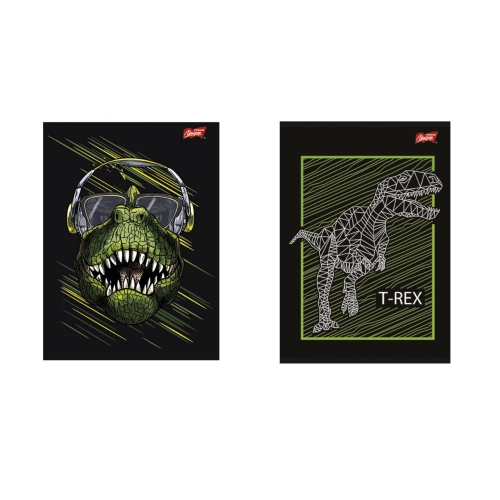 Zeszyt A5 T-Rex kratka 32 kartki Unipap 6614